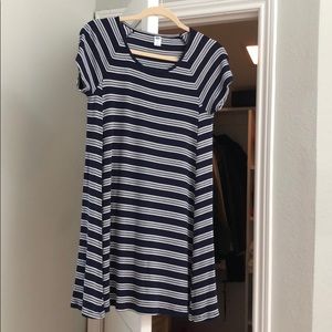 Navy T-shirt dress